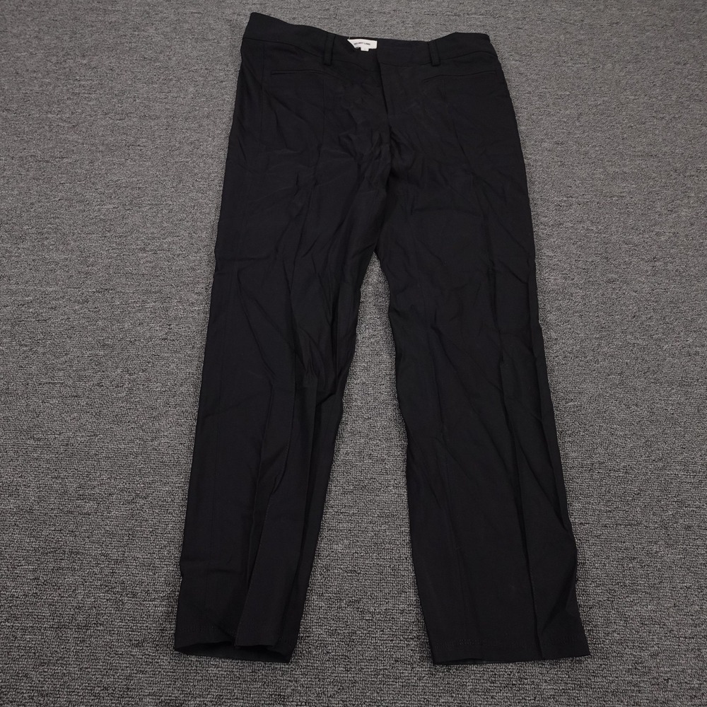 Helmut Lang Pants 8 Black Dress Pants Wool Blend Office Stretch Formal Preppy